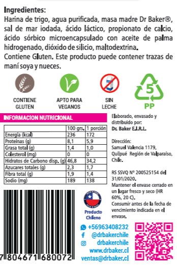 Larga vida Blanco 725 grs x 8 unds